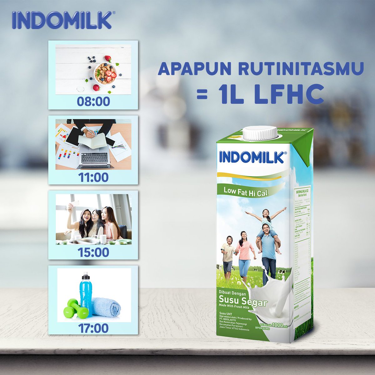 Indomilk's tweet photo. Jaga tubuh tetap segar hingga jam kantor berakhir! 
#BukaKebaikannya #SiapaBilangHarusMilih #Nutrikeep #LowFatHighCal #LowFatMilk #BalancetheGoodness #IndomilkUHT #UHT1L https://t.co/LG05abPAwt