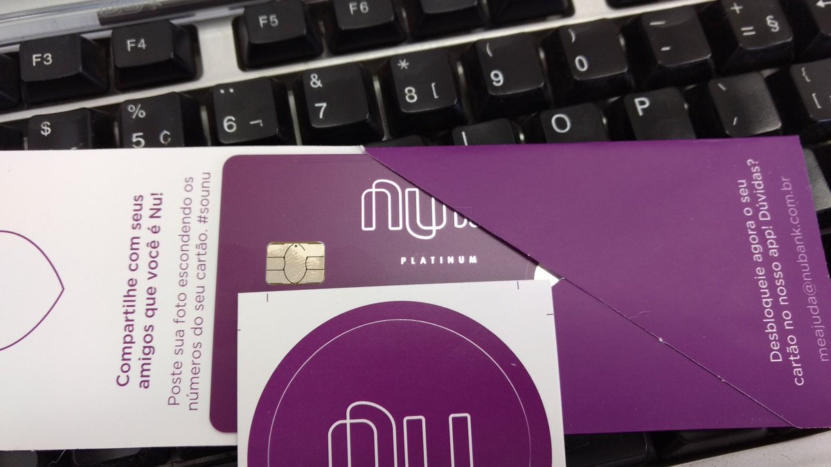 ralqs's tweet photo. Agora vamos de Platinum! 🙌 Obrigado @nubankbrasil por simplificar minha vida. #anuidadeZero #sounu https://t.co/8MYmlGeqFV