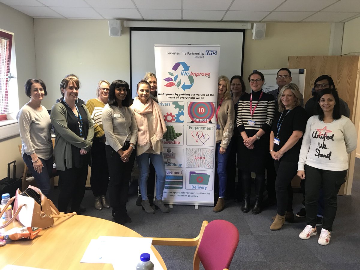 A big hello to November’s We-Improve delegates learning about the Trust’s improvement tool. Book your place through uLearn.