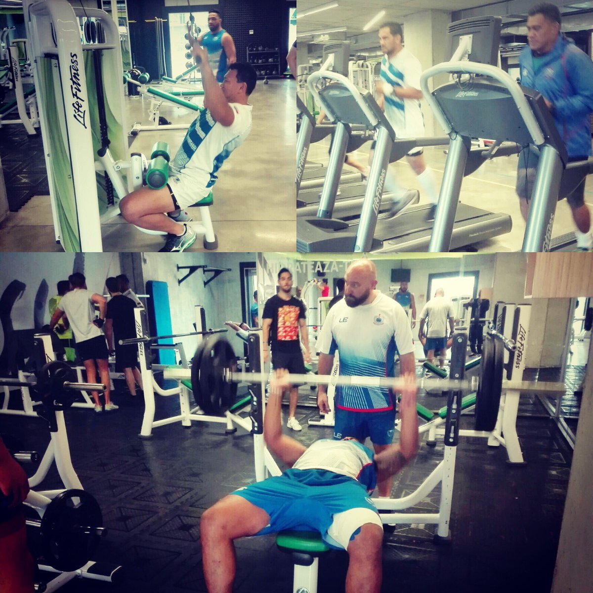 RugbyRomania's tweet photo. The @SamoaRugby is back training for the match vs #RugbyRomania! Thanks for all the support @worldclassro ! https://t.co/tYQJVU7H53
