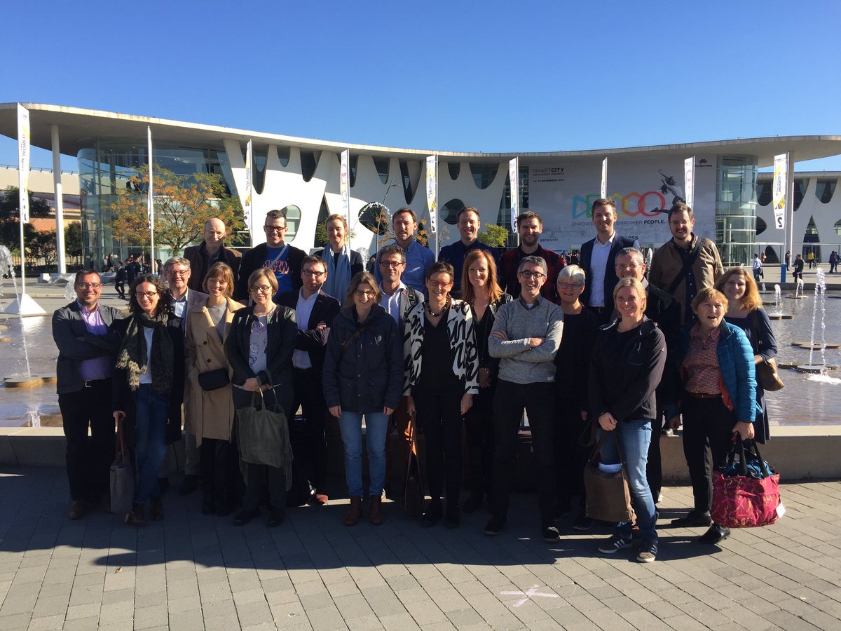 #smartflanders delegatie gearriveerd op smart city world expo