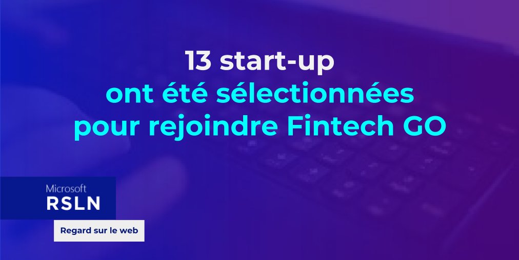 RSLNmag's tweet photo. #StartUp | 🗂️ Un nouvel ecosystème d'incubation de start-up #FinTech nommé #FintechGO a sélectionné 13 projets parmi les 120 reçus.
➡️ https://t.co/eshdEHAD9m @LUsineDigitale cc @ca_ndf @Villagebyca_NdF @LeVillagebyCA @euratechnologie https://t.co/YS2WfNh3rX