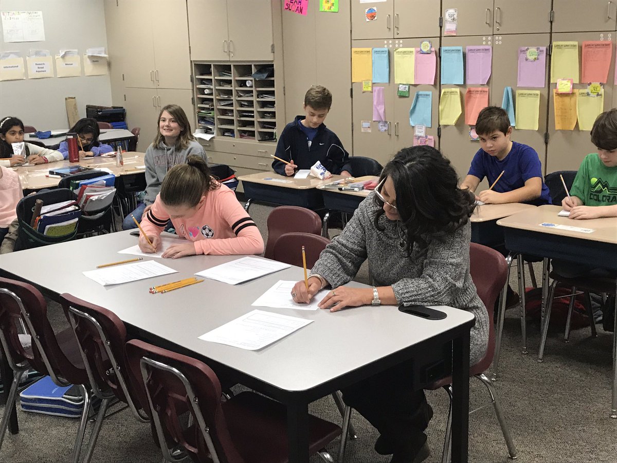 Mrs_LeeA's tweet photo. Staff vs MG Spell Bowl Team competition going on now!! @MapleGroveElem  #e3cg https://t.co/RjKQ9vF16l