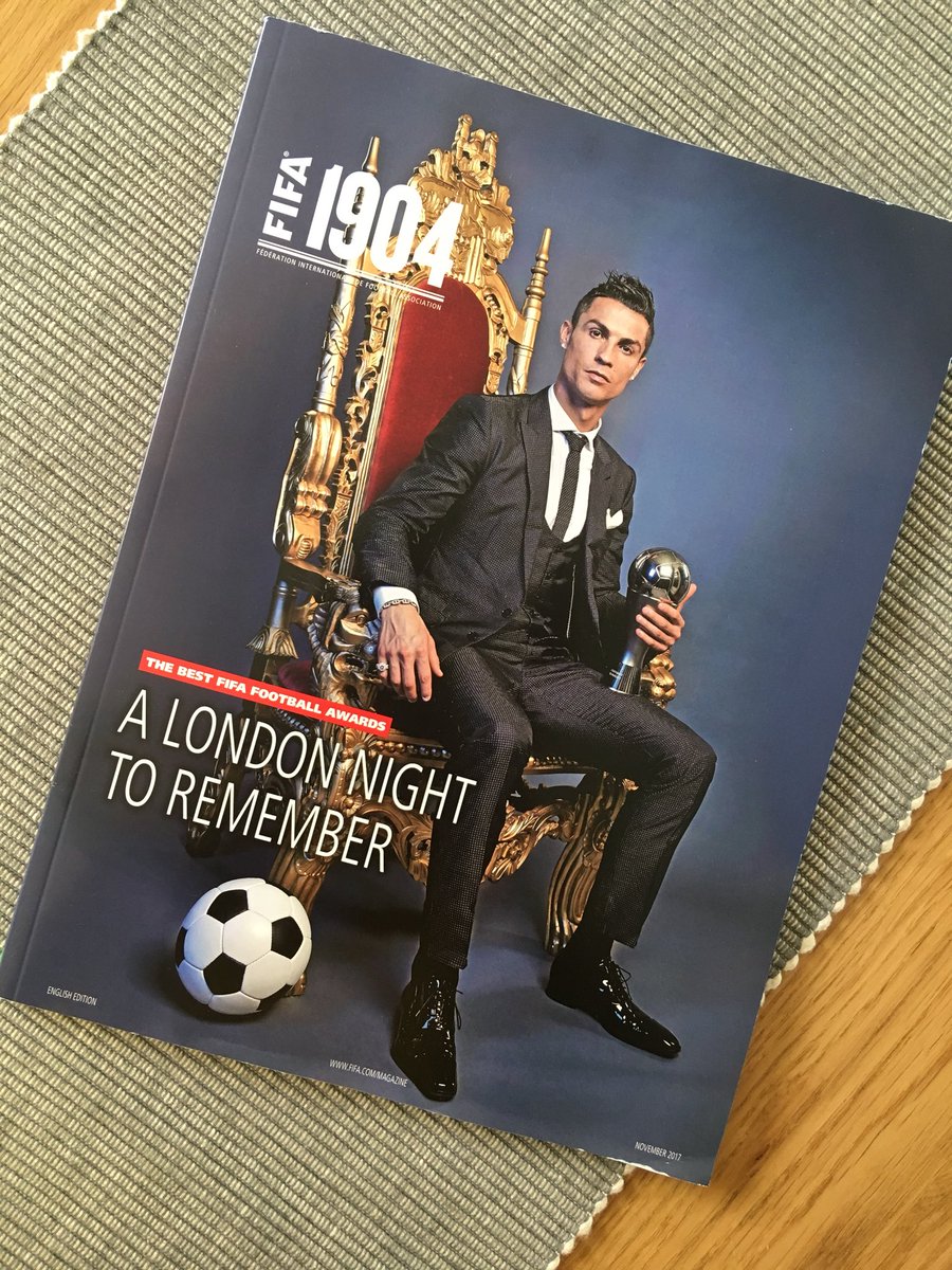 Alotastic's tweet photo. A little lunchtime reading - Ok mostly just staring at the front cover pic by @MichaelRegan Nice work if you can get it ⚽️ 🤴 https://t.co/Kdxu3mEAPD