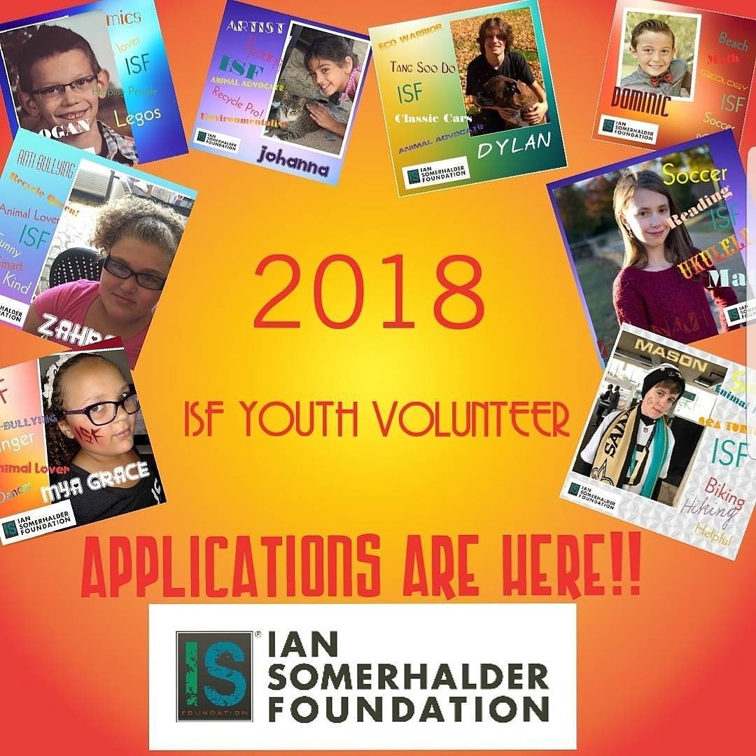 ISFYouth's tweet photo. Know an AWESOME kid/teen that needs to join the ranks of our EPIC group of world changers?!! Tell them ISF YOUTH VOLUNTEER APPLICATIONS ARE HERE!!! SIGN UP SOON!! 

https://t.co/KccrJ2nLbe
@ISFYouth @IS_Foundation https://t.co/MZLGu80ifG