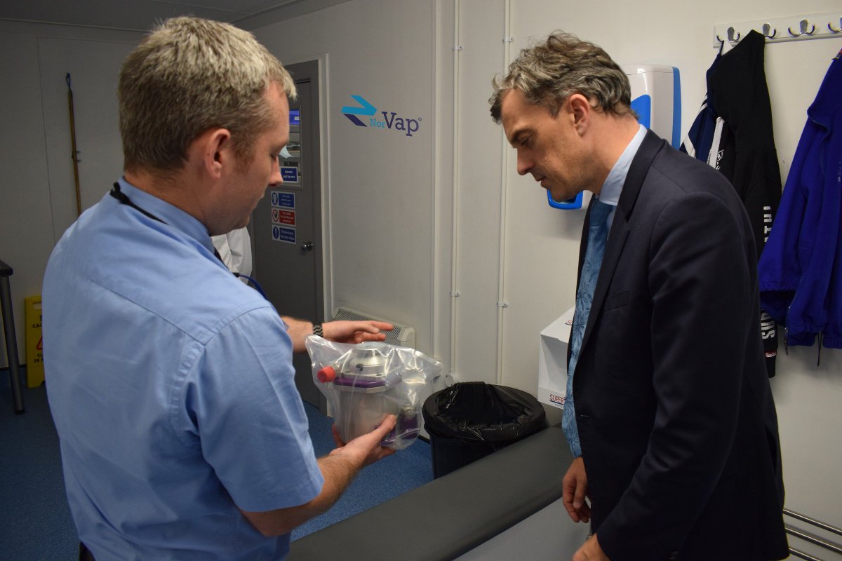 NorVapMed's tweet photo. Many thanks to @JulianSmithUK for visiting us last Thursday. It’s great to see our local MP on the ground visiting local forward-thinking businesses. https://t.co/EgD7el3VWN https://t.co/7akgw0yV2j
