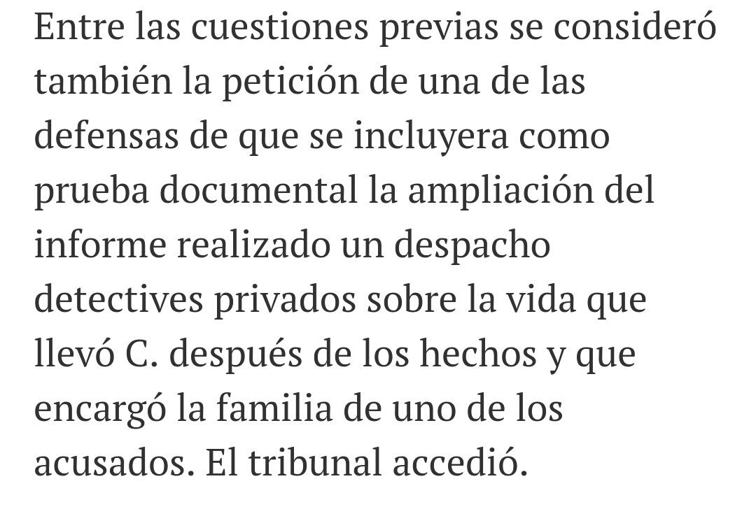 anaisbernal's tweet image. 🔴Dos noticias que juntas se entienden mejor.

▶ Juez que rechaza como prueba los Whatsapps de La Manada registrados ANTES del delito.

▶ Juez que acepta informe de un detective privado sobre la vida de la víctima DESPUÉS de la violación.

#JusticiaPatriarcal