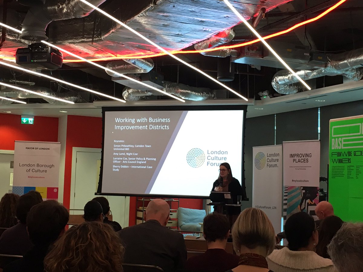 LDN_Culture's tweet photo. Great turn out for the London Cuture Forum on working with Business improvement Districts with @ace_national @londoncouncils #MyLocalCulture https://t.co/ycb93Ra4BQ