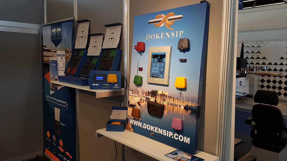 DOKENSIP's tweet photo. Come visit us at #metstrade2017 and try our @dokensip living demo app and discover how easy can be to protect your boat #boatsecurity #boatalarm https://t.co/qqrK8wDRBy