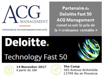 ACG_Management_'s tweet photo. #ACGManagement remet un prix lors de l'édition 2017 du Deloitte Fast 50 https://t.co/ee7zl7pyTb https://t.co/QTbLY9yFL4