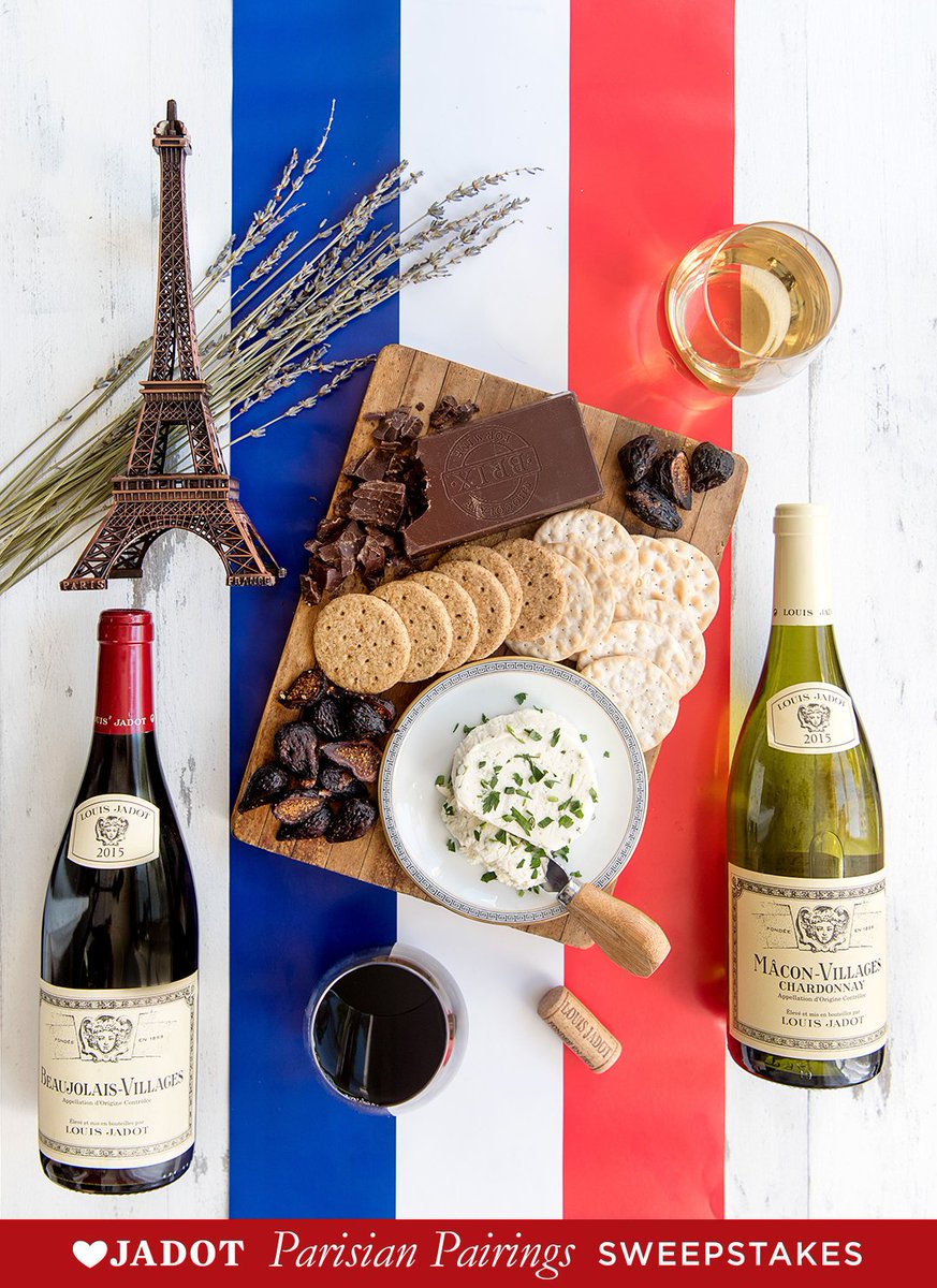 LoveJadot's tweet photo. Save money on irresistible hors d'oeuvres from @BoursinCheese, @BrixChocolate, @ValleyFig, and Carr's crackers! Get your #coupon here, and then enter to win a dream vacation to Paris: https://t.co/ISggAxAoES. Bon appétit, and bon voyage! 
#GoWithJadot 🇫🇷 #LoveJadot https://t.co/kd7xlxVDmv