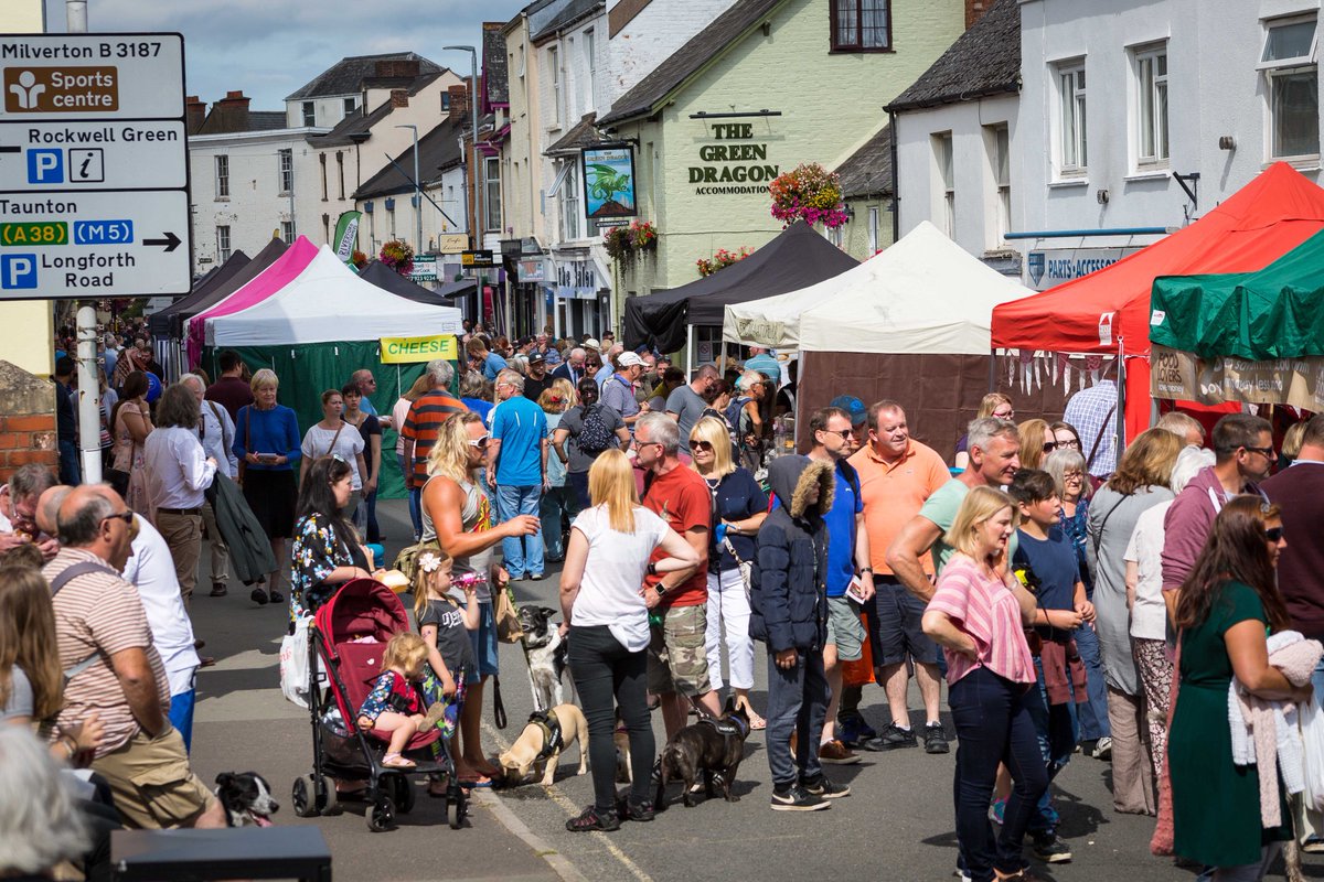 Back in the heart of the town on 1 Sept 2018 #EatFestivals <a href="/visitwelly/">Visit Wellington</a> #Somerset #Free #Local