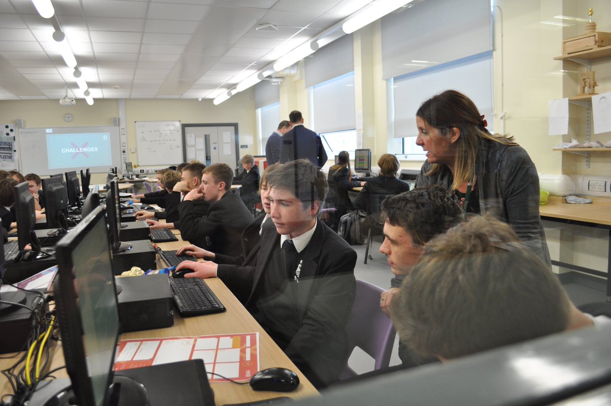 MardenHigh's tweet photo. Yr9 &amp; Yr10 students enjoying a Digital Day in the STEM room, with the chance to enter a national competition! https://t.co/rwlm7dg4ch