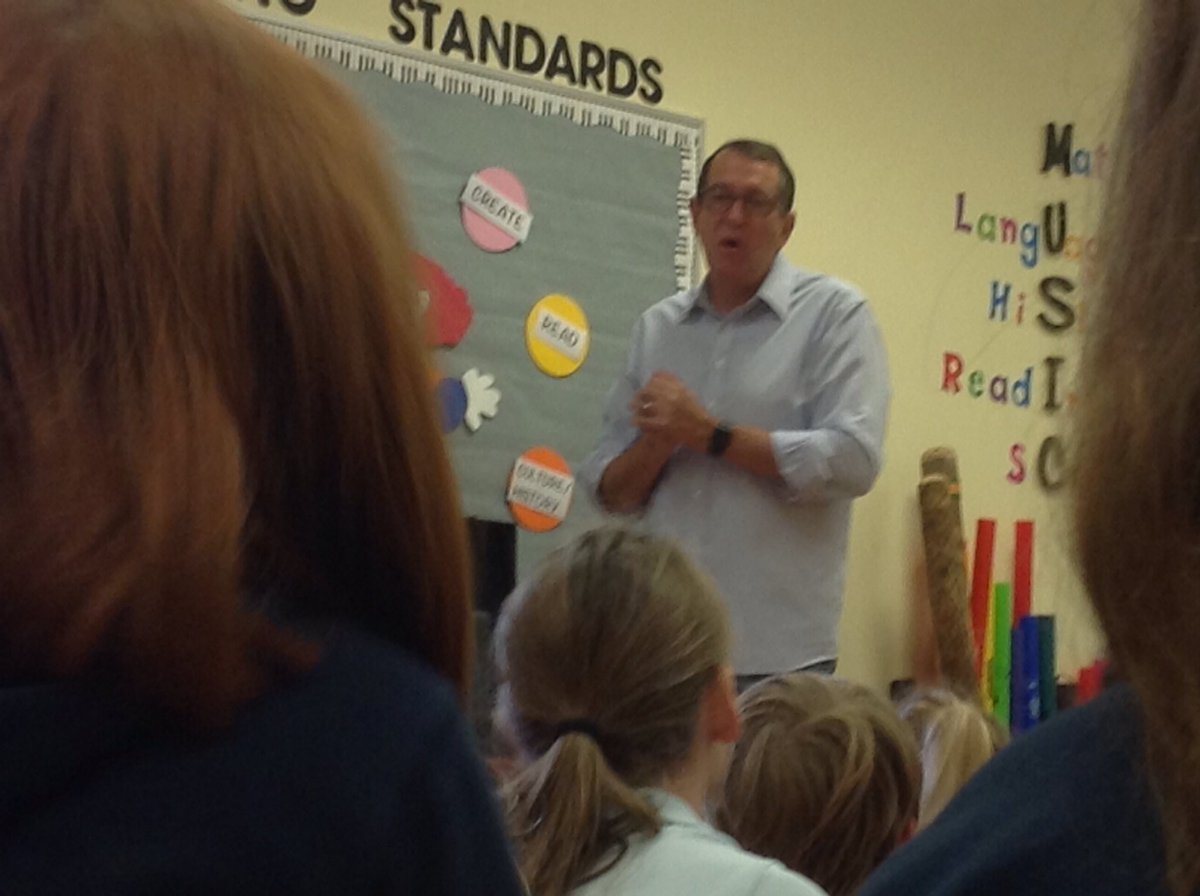 5BTrinity's tweet image. We are in values with a visitor who makes filters for kids in Africa! #trinitylearns #teamB