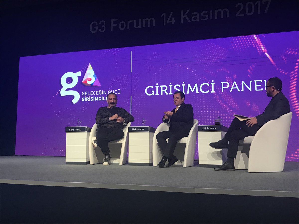 Türkiye’de girişimcilik etkinliğine Mustafa Sandal, Cem Yılmaz katılır hale gelmişse, artık Girişimcilik gerekliliğinin farkındalığını arttırmak için yapılacak başka birşey kalmamıştır heralde 👏👏<a href="/g3forum/">g3forum</a> #g3forum