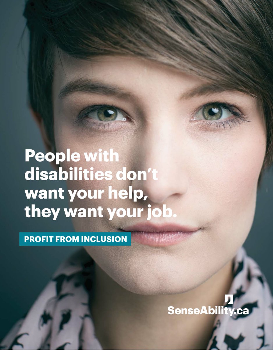 CBSenseAbility's tweet photo. Well, maybe not *your* job, but with over ½-million people with disabilities ready to bring fresh, innovative perspectives into your workplace, what’s your excuse for not hiring people with disabilities? 
Welcome diverse talent and seize the potential.
#ProfitFromInclusion https://t.co/VtnfIGSCos