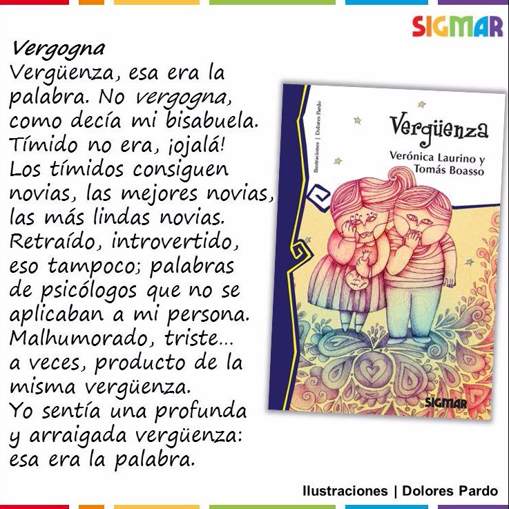 Todos sentimos vergüenza alguna vez, esta es la historia de Adriano escrita por #VerónicaLaurino y #TomásBoasso.
Ilustraciones de <a href="/dibujanta/">Yessica</a>.
.
.
.
#ParaDisfrutarLeyendo #literaturainfantil #literatura #bookstagram #instabook #lij #infantil #infantiles