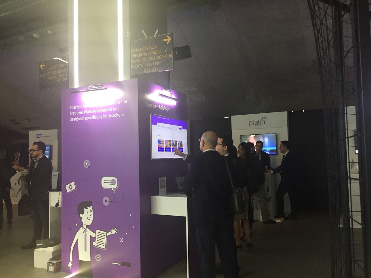 Gocenoglu's tweet photo. Öğretmenlerin matematik eğitimini konusunda kaynak olarak kullanabileceği ve danışabileceği Teacher Advisor with Watson da #watsonist17'de https://t.co/zn97syrdj2 @citizenIBM #EGT https://t.co/lzPaoHEwZW