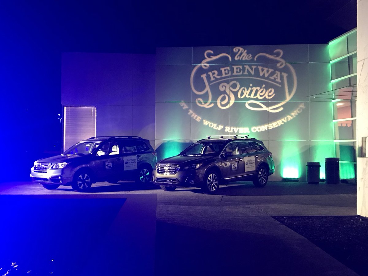 SubaruMemphisCP's tweet photo. Thanks to everyone who came out and supported @WolfRConserv for the Greenway SoirΓ©e @operamemphis it was a great success. #wolfriverconservancy #greenwaysoiree #subaru #jimkerassubaru #operamemphis https://t.co/u8ZX0XI5YO