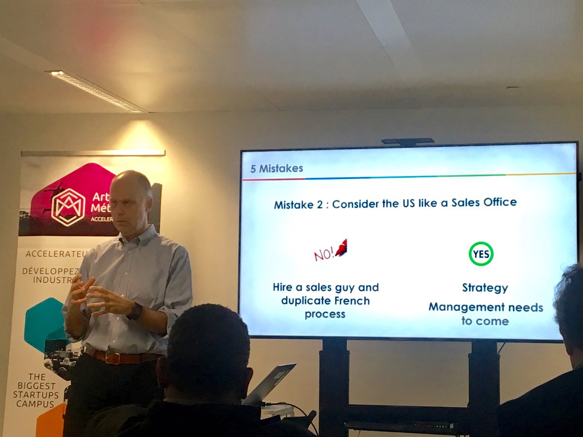 AM_Acceleration's tweet photo. How to sell in the US ? @xwartelle @FrenchTechHub @joinstationf
#amacceleration #startups #US https://t.co/P1yCeSPjTP