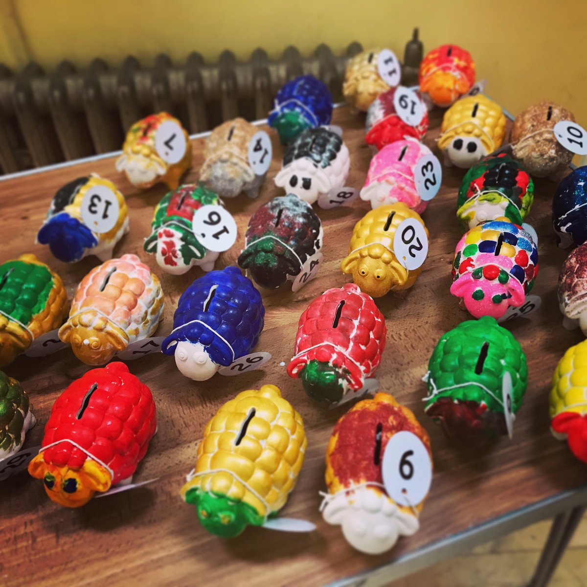 Rachel_PsandGs's tweet photo. Getting our #christmas #sheephunt prepared after the kids were hard at work decorating #ceramicsheep on Sunday! #lostsheep @gdschurch https://t.co/r3YDzJdtZT