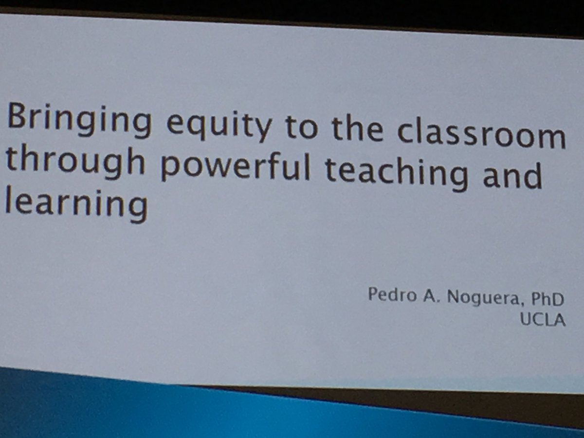 SussingOutBooks's tweet photo. Focus on the #whatmatters #learningnottesting. Thrilled students get to hear @PedroANoguera https://t.co/mTqutADIYQ