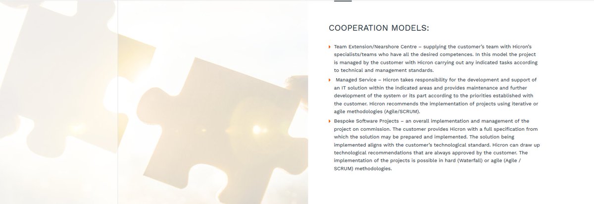 HicronIT's tweet photo. We provide services of implementation, #development, #maintenance and #integration of #EnterpriseClassSystems based on different technologies: #Java EE, .NET, #HTML5/CSS, Javascript, #BigData #Hadoop/Cloudera, #BusinessIntelligence Qlik, AdobeExperienceManager CMS, #iOS&Android. https://t.co/WNZOgFevp8