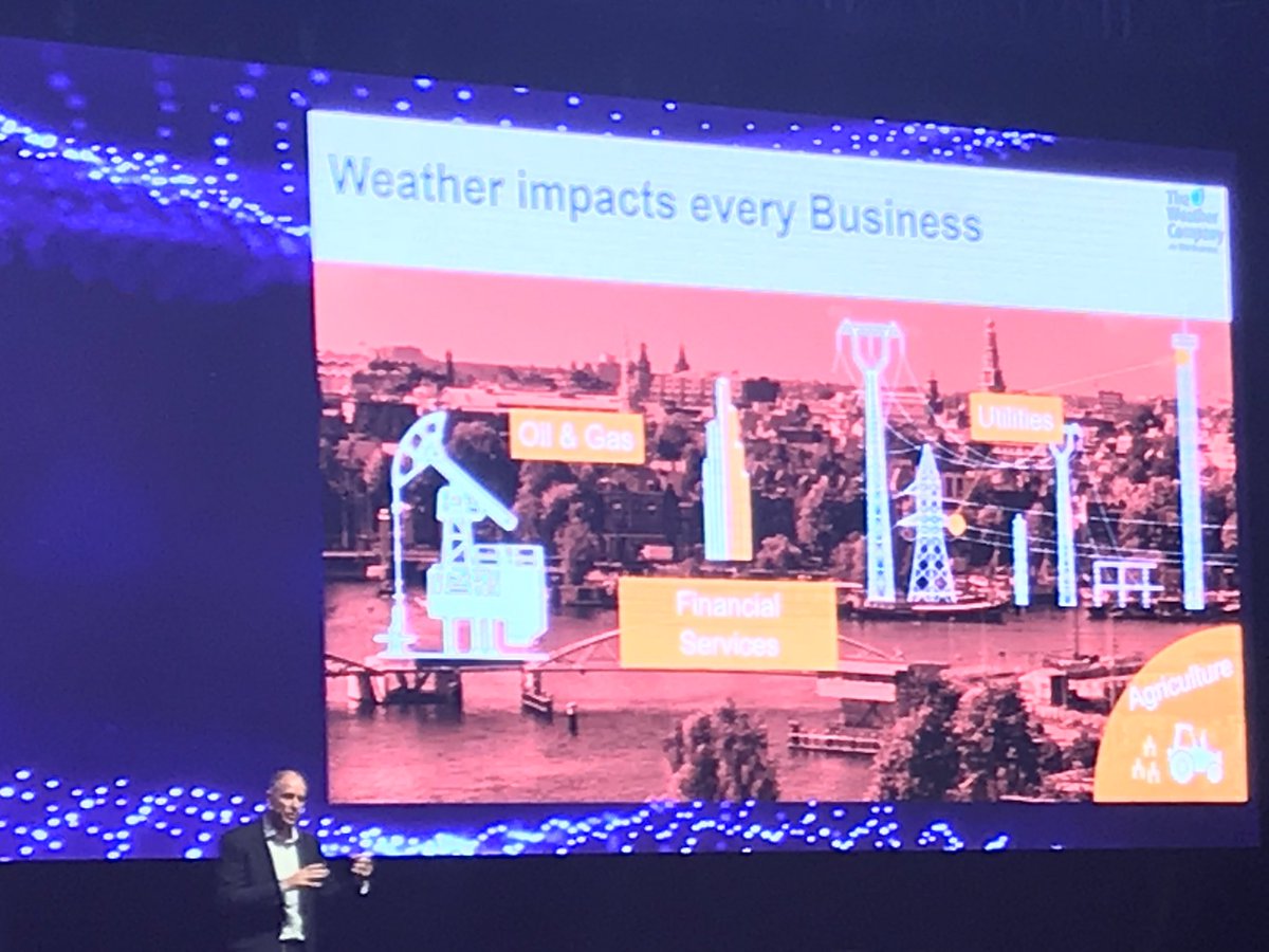 intelliumtr's tweet photo. Richard Dunn: $500,000,000,000 - the economic impact of weather to businesses in US @weathercompany #watsonist17 https://t.co/1n8Z1Qf4SS