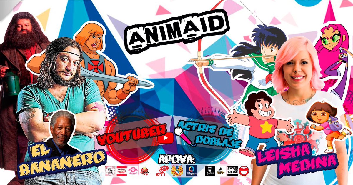 LeishaMedina's tweet photo. Siiiii!!! Voy a estar en #Colombia #NEIVA en #animaidrevolution2017 compartiendo tarima con  @elBananeroSoyIo #Sapbeee 😂 habrá #Diversion #risas y #música de #StevenUniverseConcert ♥️ un evento que lo tiene todo! Te esperamos 9 y 10 de Diciembre en #laVoragine ! 🇨🇴🇨🇴🇨🇴✨ https://t.co/r6qHqgLXFZ