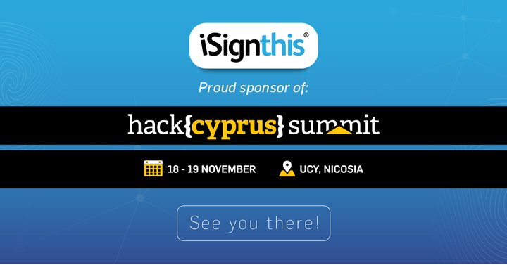 MB_iSignthis's tweet photo. Proud Sponsor of Hack Cyprus Summit 2017. 
Meet us @ Hack Cyprus Summit 2017 in Nicosia, Cyprus this weekend. Pls get in touch if you want to schedule a catch up. 

#iSignthis #HackCyprusSummit #November2017 #Nicosia #Cyprus #KYC #AML #Verification #DueDiligence #RemoteID https://t.co/mtDMrbyJgp