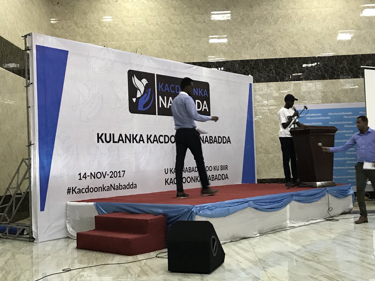 abdiweli_omar's tweet photo. #KacdoonkaNabadda is kicked off today its second event aimed to restore peace led by the Somali youth. Be apart of it, it saves our life. https://t.co/kBNNsBY4za