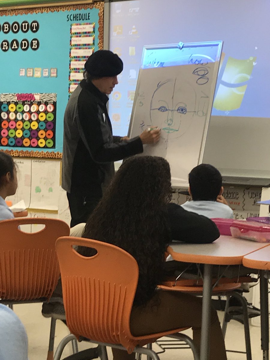 mdfoxschool's tweet photo. #HartfordPerforms is @mdfoxschool in grade 5 today for fabulous caricature drawings! @HartfordPerform #foxrocks https://t.co/O38PWowGjT