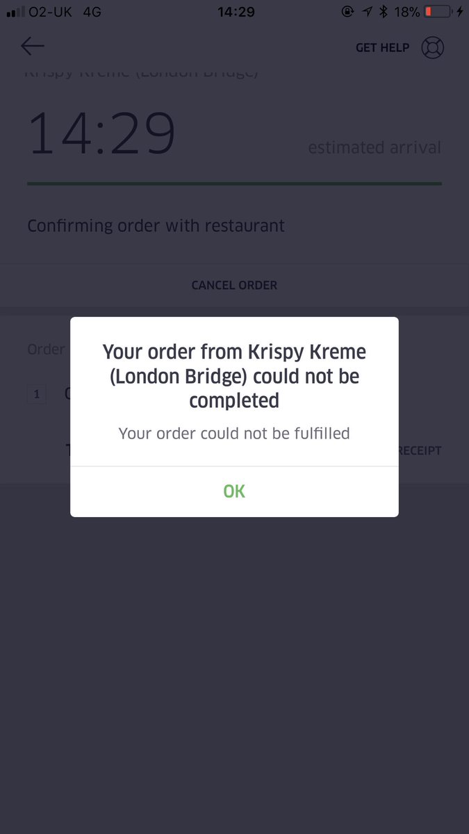 ameliaviolet1's tweet photo. NOOOOOOO @krispykremeUK https://t.co/GkXukmEMt6