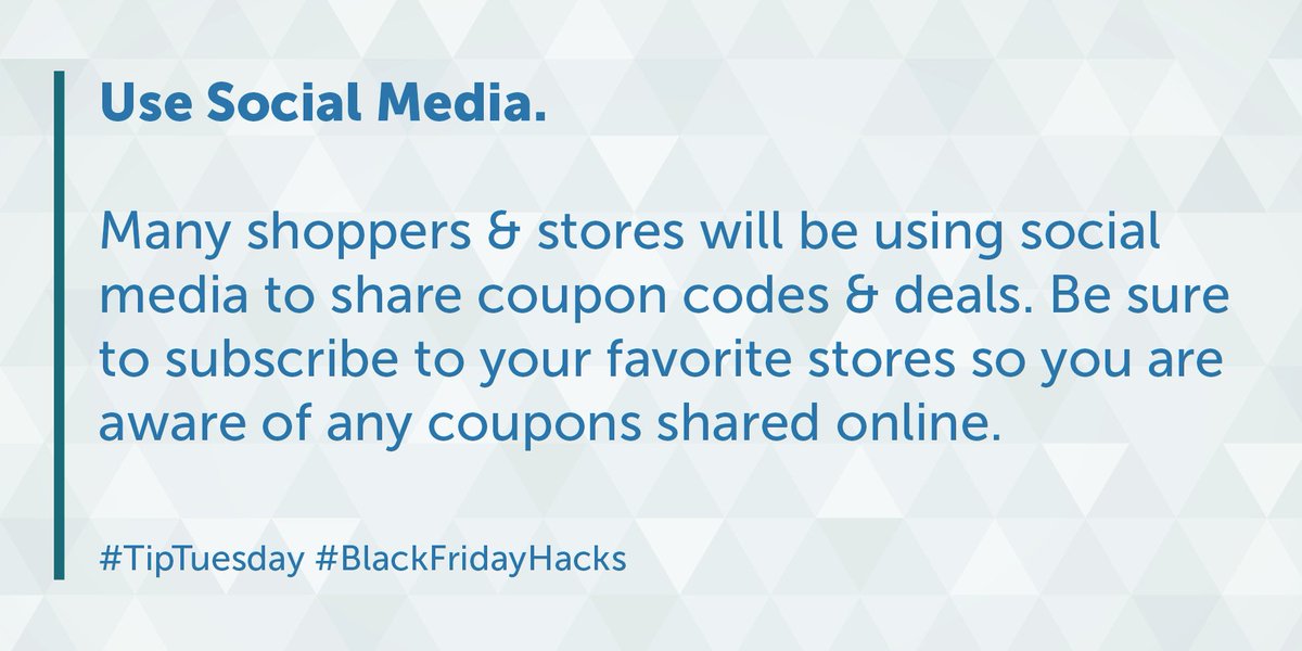 AHIG2001's tweet image. #TipTuesday #BlackFridayHacks