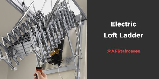 AFStaircases's tweet photo. Look how compact the electric loft ladder is. We often get asked how big the electric loft ladder is and if any extra space is required in the loft and here you can see that the electric loft ladder sits neatly on top of itself #loftladder #HomeImprovement #DIY #loft #TuesdayTip https://t.co/2tfYfTfsX3