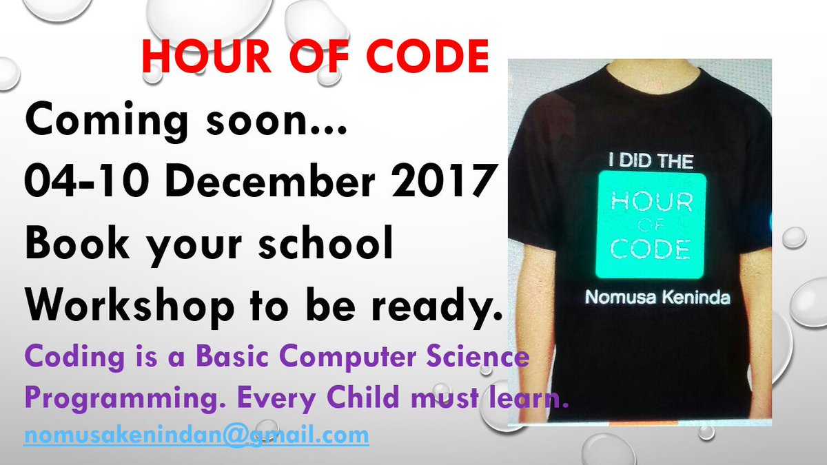 musakeninda's tweet photo. Are we all involved to kick the Hour of Code with #Skypeathon #SAtweetmeet #dbecentres #MIEExpert https://t.co/BwW9gstR0w