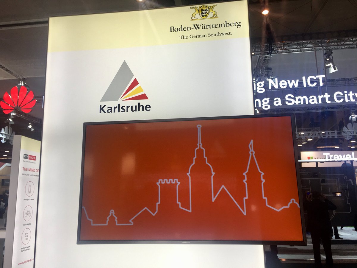 StadtgeistKA's tweet photo. #Stadtgeist is presented @SmartCityexpo in #Barcelona - get to know your city with the #AugmentedHistory App! https://t.co/YFzAYhtnIH