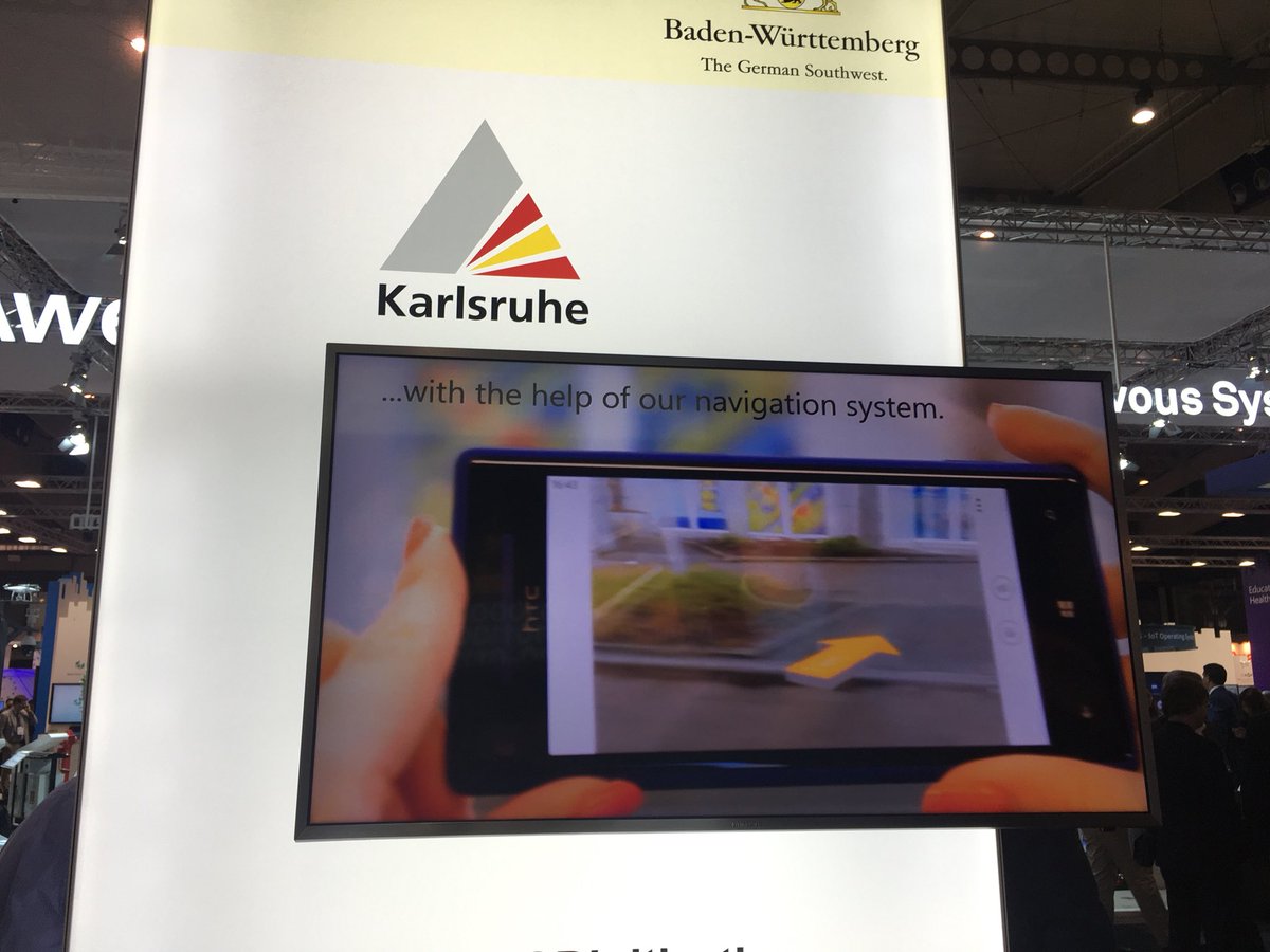 StadtgeistKA's tweet photo. #Stadtgeist is presented @SmartCityexpo in #Barcelona - get to know your city with the #AugmentedHistory App! https://t.co/YFzAYhtnIH