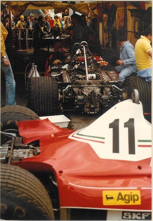 F1_Images's tweet photo. Ferrari Garage, 1977 Swedish Grand Prix. #F1 https://t.co/AEeSrrLYUG