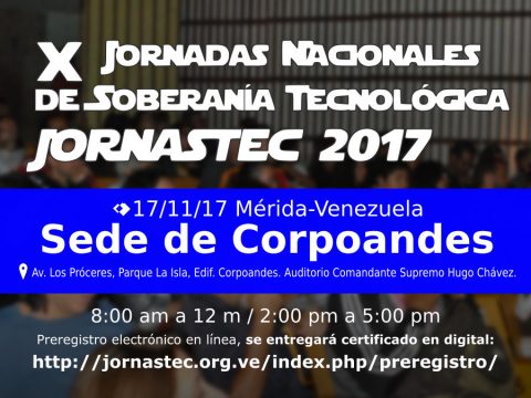 CENDITEL's tweet photo. 📰#NOTICIA | X Jornadas Nacionales de Soberanía Tecnológica se desarrollarán en Mérida @jornastec | https://t.co/uHe3jddc1f https://t.co/w79HCEckJm