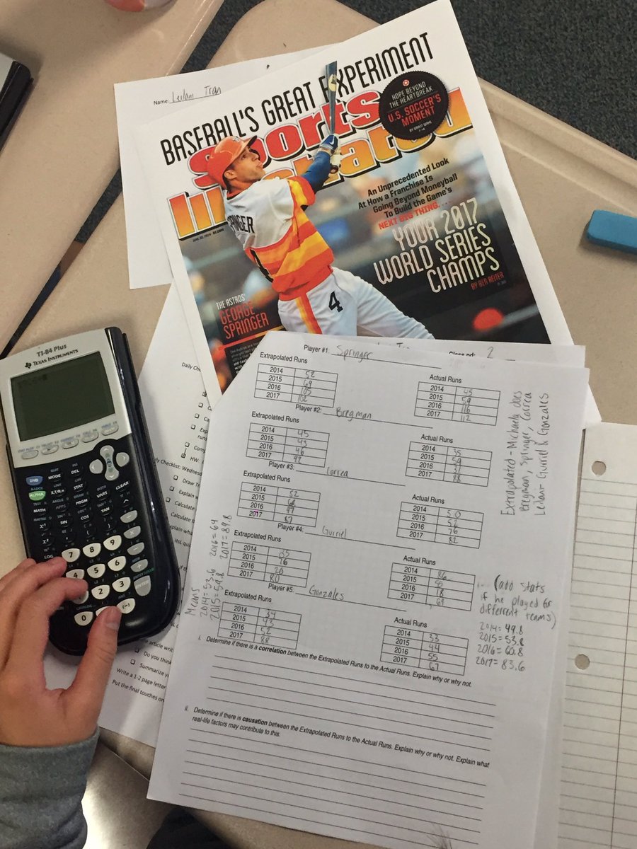 HeyyMissWilson's tweet photo. @WBI_Timberwolf Algebra students 👉turned 👉sabermetrics analysts are stepping into the #nerdcave with Sig Mejdal & @jluhnow to investigate Baseball's Great Experiment! ⚾️💫@astros #ccisdlearns #ccisdsecmathlearns https://t.co/BGaLmwy5B3