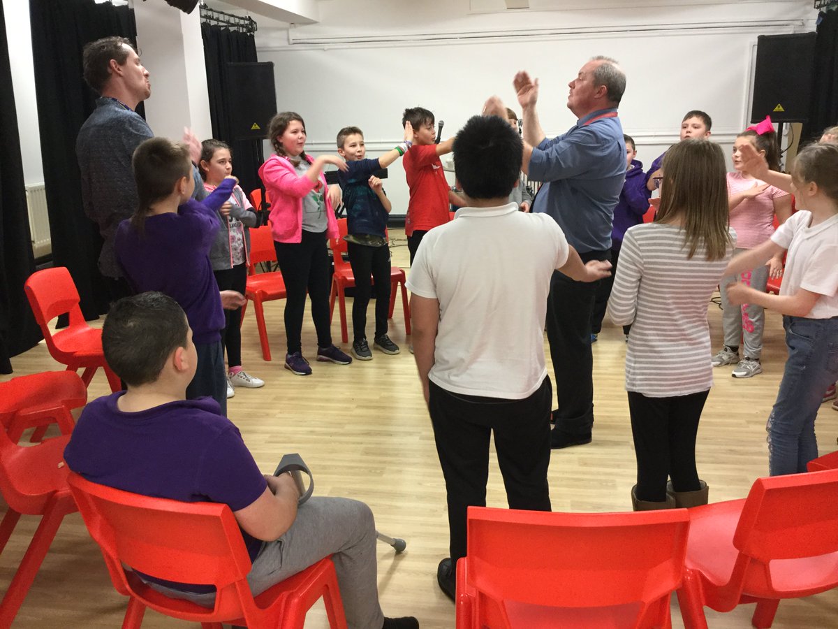 CoedcaeSchool's tweet photo. Very musical efforts in the dance studio as the sequence gets longer and more difficult!!! #handsintheair #primaryvisit #stompingfeet https://t.co/ZbhrPufoCl