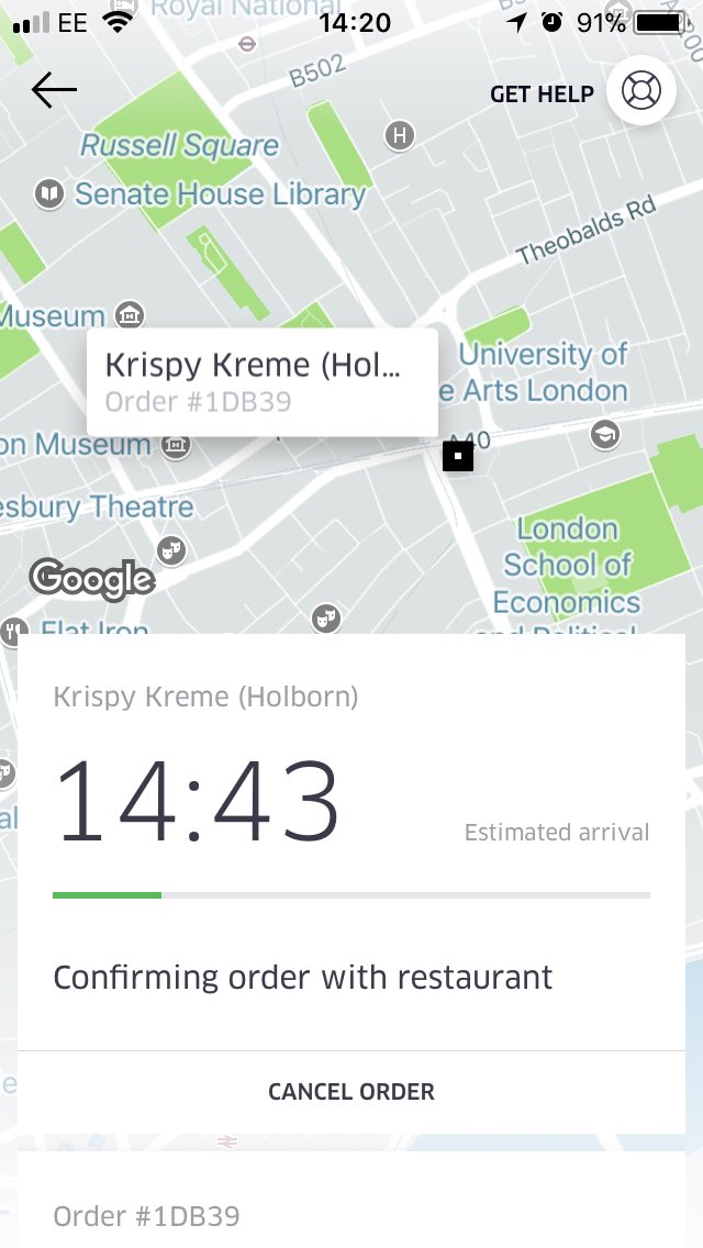 givemedave's tweet photo. @givemedave marked himself ‘safe’ during the UberEats Donut Crisis 🍩 #KrispyKreme #krispy #donut #uber #UberEATS @shaunwkeaveny https://t.co/sRxgup6xQH