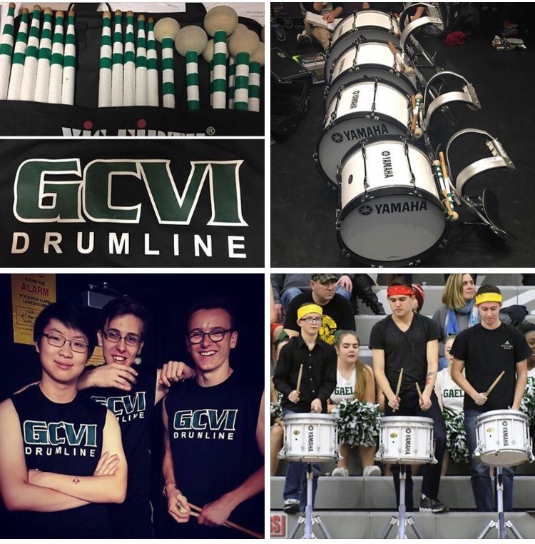 GCVIMusic's tweet photo. Look out Brantford Collegiate Institute!!! We are coming for ya!!!! #CWOSSA #football #drumline #gaelsnation #herecomesdaBOOM https://t.co/99UsAsFfV7
