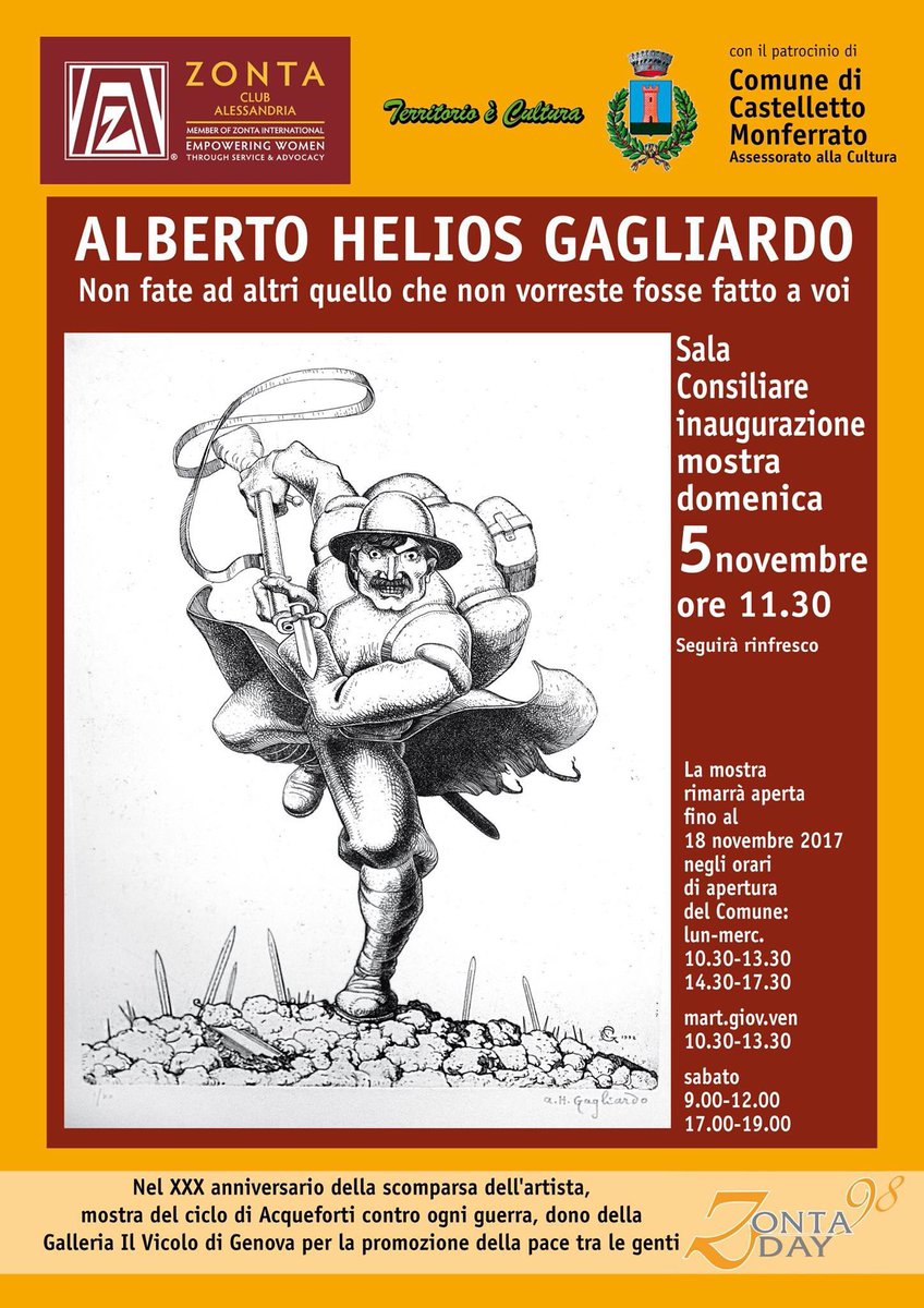 GianluColletti's tweet photo. Insieme ai ragazzi #scuoleelementari #castellettomonferrato per condividere con loro la mostra di Alberto Helios Gagliardo. È importante raccontare ai nostri ragazzi quello che la storia ci insegna, per far sì che gli orrori della guerra non si ripetano mai più. #primaguerra https://t.co/gEERNTnO7J