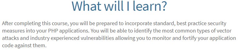 Learn the basics of application security and so much more in "Building Security into your PHP Applications"

zend.com/en/services/tr…

#php #appsec #infosec #learning #phptraining
