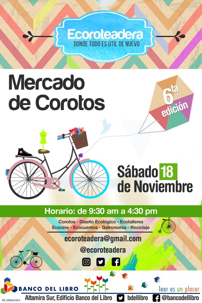 zonaescolar's tweet photo. Sábado 18/11. 9:30 am a 4:30 pm. 6ta edición Ecoroteadera. @ecoroteadera https://t.co/qiGEHvhkix https://t.co/hZu4H190pq