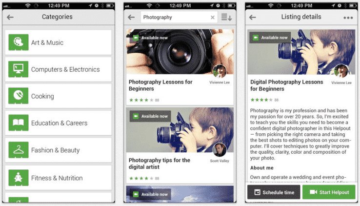 TheTechJournal's tweet image. #Google Finally Unveils #Helpouts App For #iOS Devices goo.gl/Z2JJ1h #android #hangouts