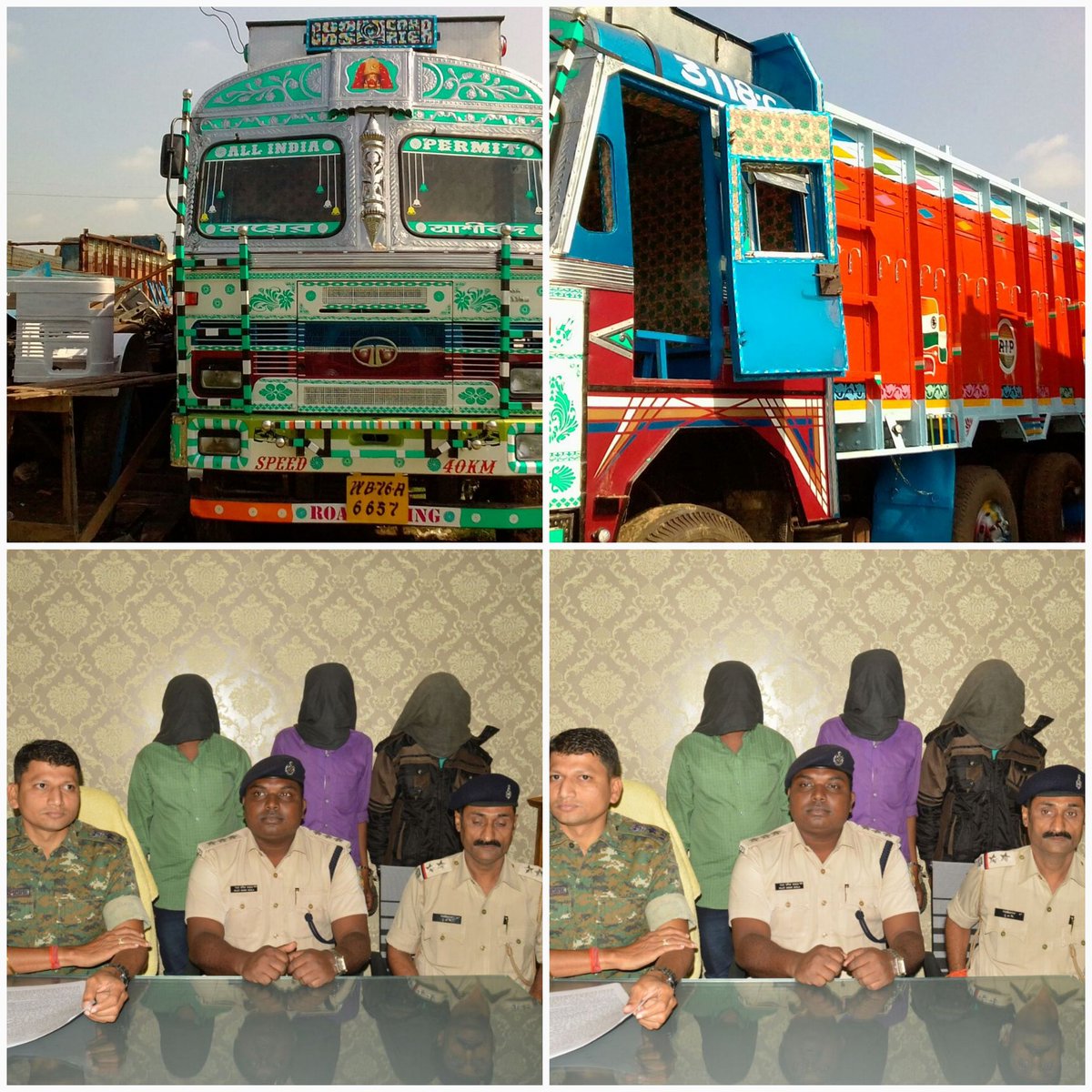 Interstate truck looters #GANG detected by #bokaro police ..<a href="/dgpjh/">DGP Jharkhand</a> <a href="/BokaroUpdates/">Bokaro Updates</a> <a href="/BokaroDc/">DCBokaro</a> <a href="/JharkhandPolice/">Jharkhand Police</a>