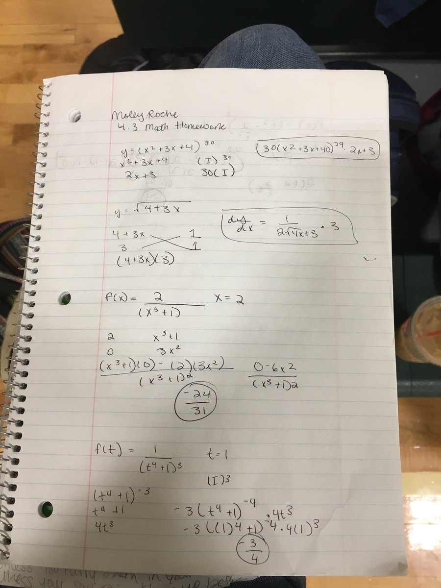 mollyrochee's tweet photo. Lol lost my notes had to do my hw in a notebook #duxcalc @ChiversDHS https://t.co/Rqw2k6E8tB